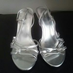 Silver Prom Shoe