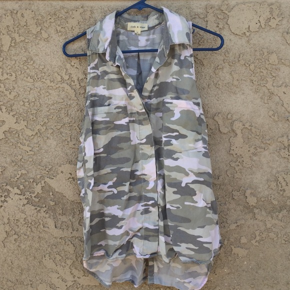 Camouflage tank top