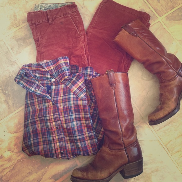 Vintage style corduroys.