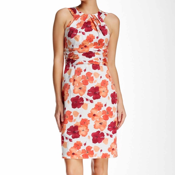 Adrianna Papell Dresses & Skirts - Adrianna Papell Floral Sheath Dress