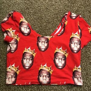 🔴 Notorious BIG Crop Top 👑