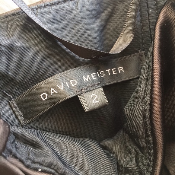 🚫SOLD🚫NWT David Meister black dress size 2 - Picture 2 of 4