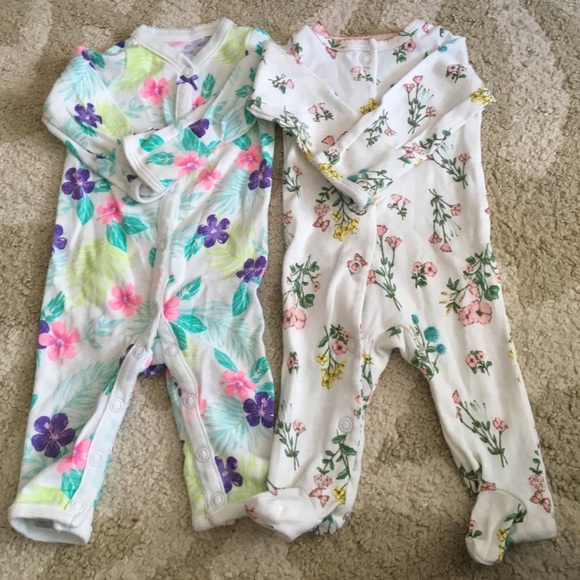 Newborn Girl cotton pajamas