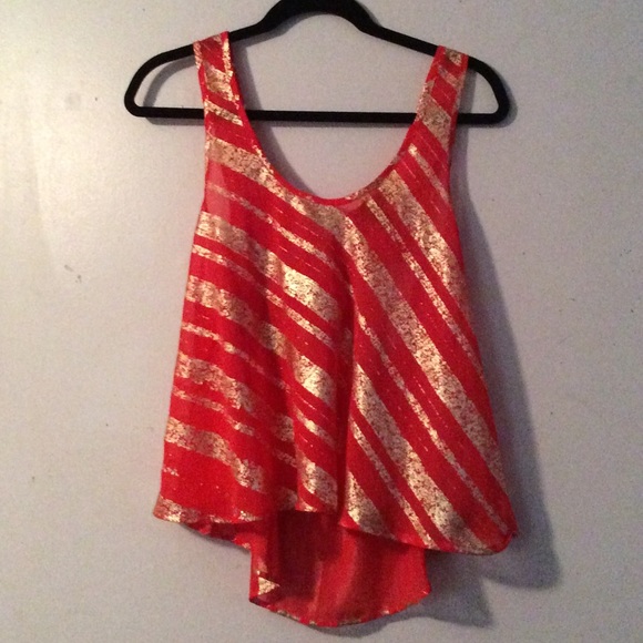 Glittery tank top