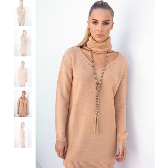 Sabo skirt toffee knit sweater