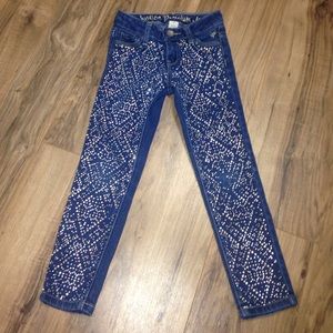 Justice bling skinny jeans