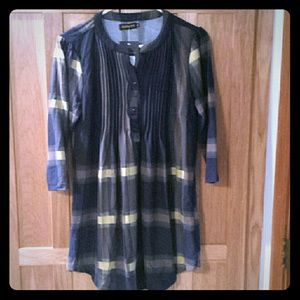 Zulily Pin Tuck  tunic top NWT Reborn Collection