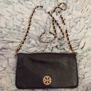 Authentic Black Tory Burch Crossbody Bag