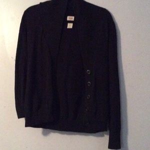 Black cardigan