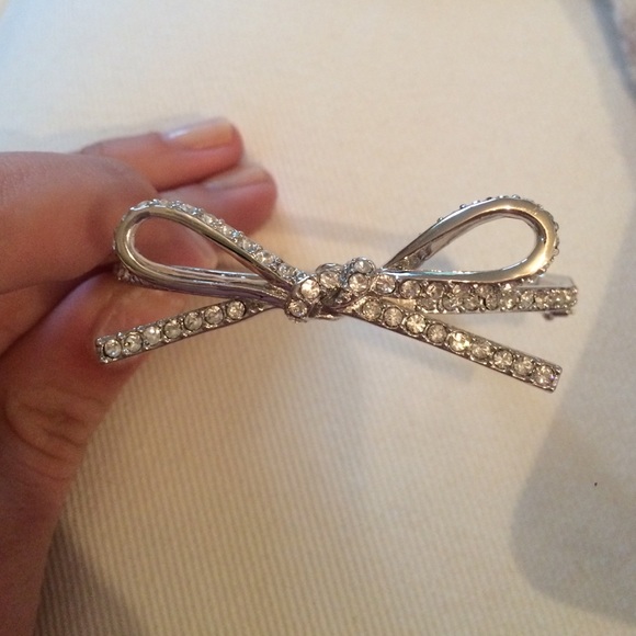 Kate Spade Pavé Skinny Bow Bangle - Picture 2 of 3