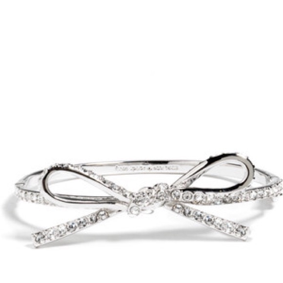 Kate Spade Pavé Skinny Bow Bangle - Picture 3 of 3