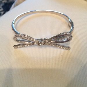 Kate Spade Pavé Skinny Bow Bangle