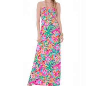 Lilly Pulitzer Amy Maxi Dress Lulu XL