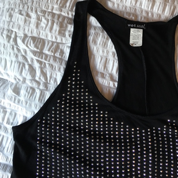 Black shimmer tank!