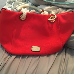 Cute summer red Michael Kors bag!