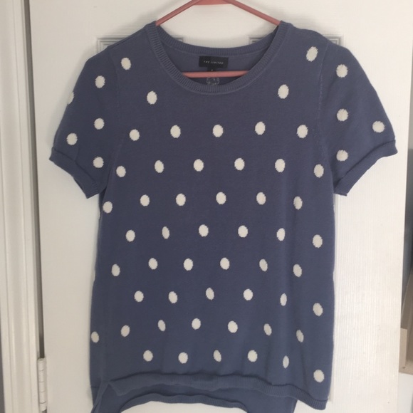 The limited short sleeve polka dot sweater - Picture 1 of 4