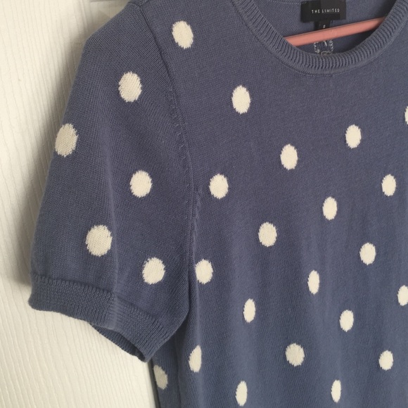 The limited short sleeve polka dot sweater - Picture 3 of 4
