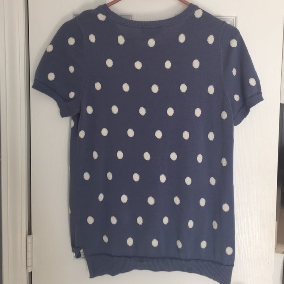 The limited short sleeve polka dot sweater - Picture 4 of 4