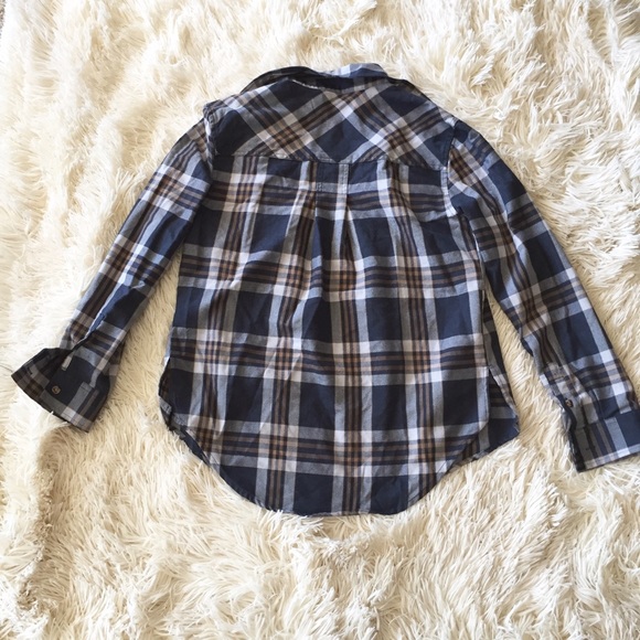 LA Hearts Burnout Plaid Shirt - Picture 4 of 4