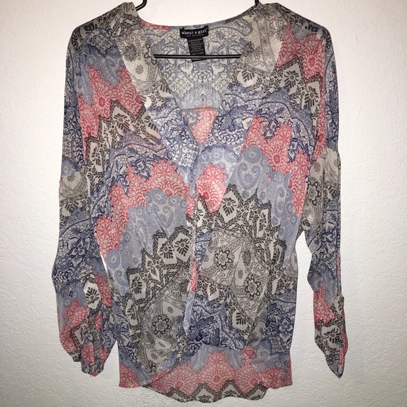 Button up dressy shirt, worn once!