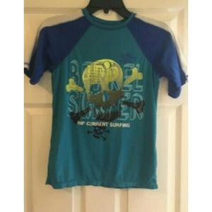 Boys size 10-12 swimming trunks and shirt