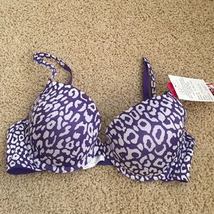 🎉🎉Purple leopard print bra