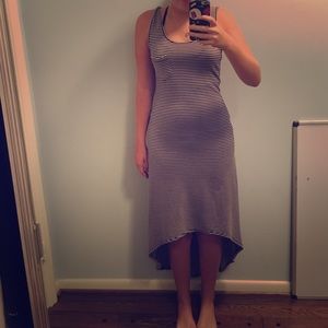 Stripped High-Low Maxi