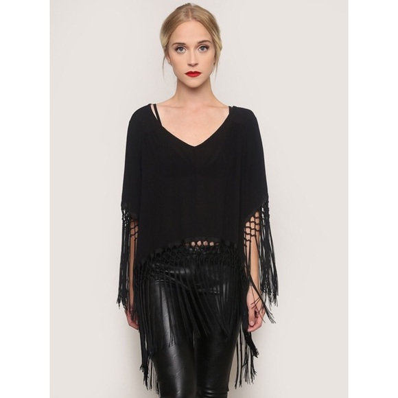 ❌SOLD❌ Gypsy Warrior Laveau Fringe Blouse - Picture 4 of 4