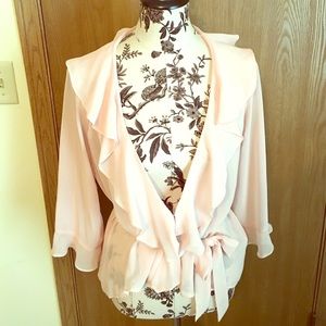 Elle Flowy Pink Blouse
