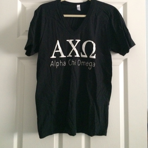 American appeal " ALPHA CHI OMEGA" sorority letter