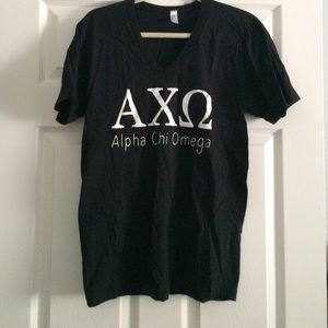American appeal " ALPHA CHI OMEGA" sorority letter