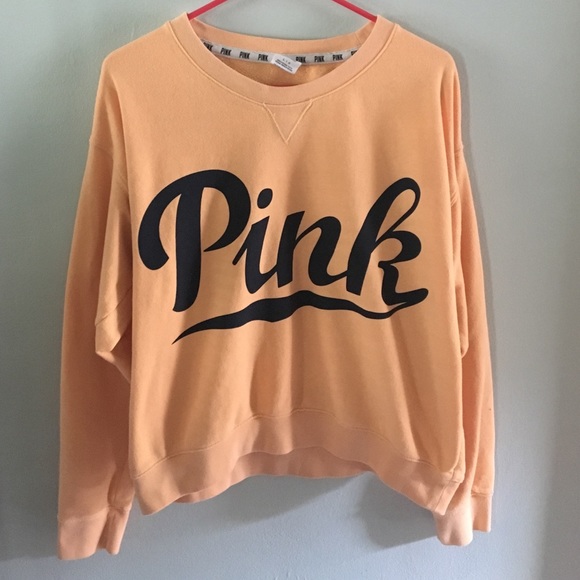 PINK orange sweatshirt