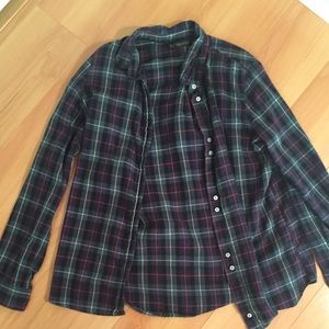 Zara flannel size small