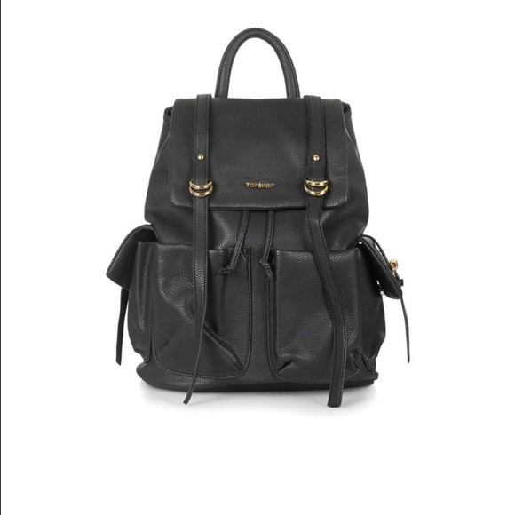 SOLD TopShop Faux Leather Backpack