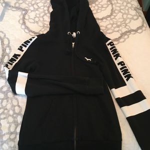 VS PINK full zip hoodie