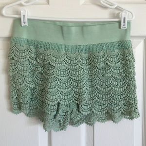 Fringe shorts