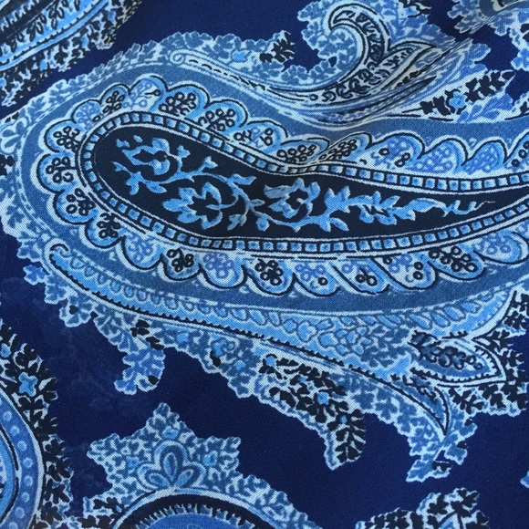 blue paisley romper - Picture 2 of 3