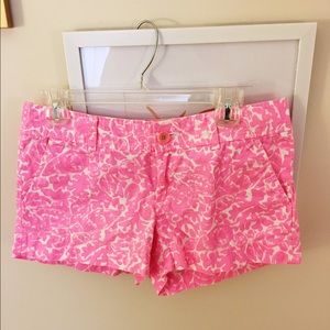 Lilly Pulitzer Walsh Shorts-Pink Floral