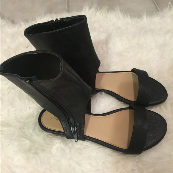 Faux Leather Sandals