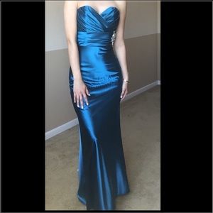 Blue Bridesmaid Dress