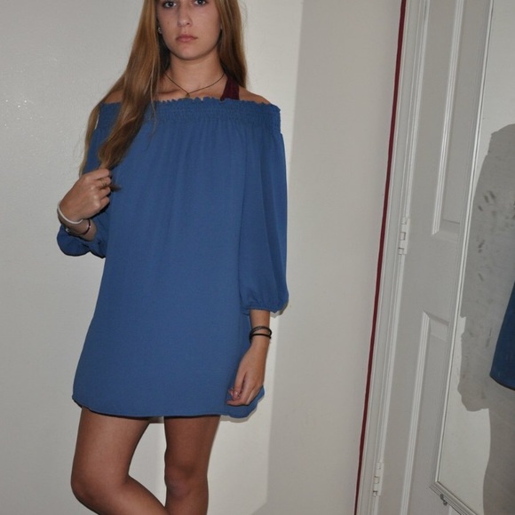 Royal Blue lightweight Long Shirt/ Dress