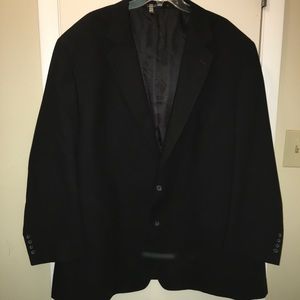 Mens plus size Suit jacket black