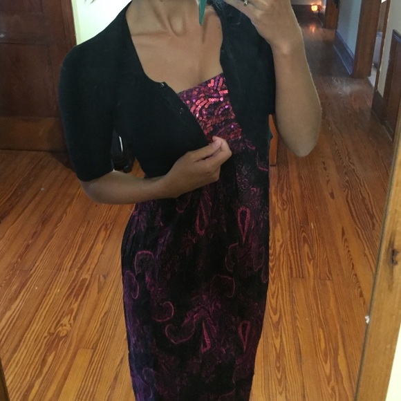 Rue 21 strapless dress with small cardigan