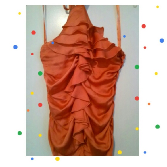 👚 Arden B Halter Ruffle Top 👚 - Picture 2 of 2