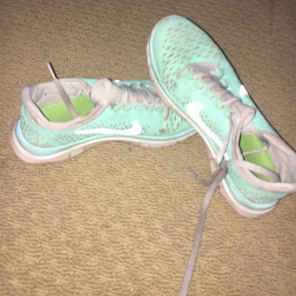 Tiffany Blue Nike running shoes
