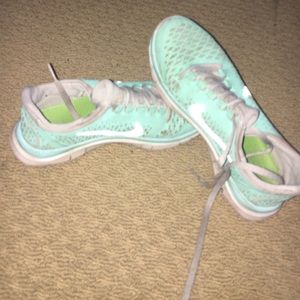Tiffany Blue Nike running shoes