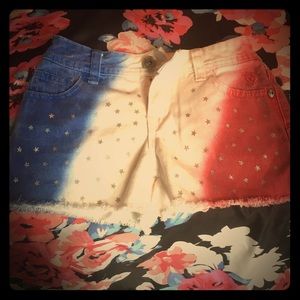 🎉Red White and Blue Justice Shorts!❤️