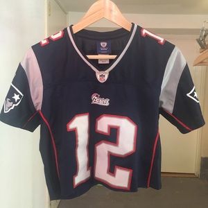 Tom Brady Cropped Patriots Jersey