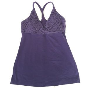 Lululemon athletica deep v tank concord grape
