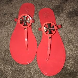 Tory Burch size 9 jelly sandals